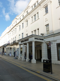 Entrance to The Royal Priors from The Parade.